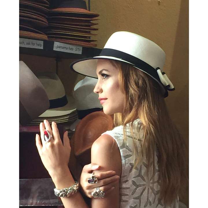White Genuine Panama Hat Visor | White Visor