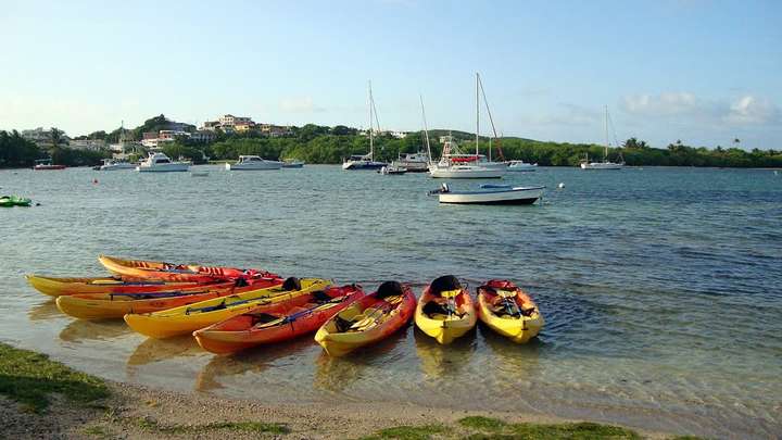Kayaking in Condado Lagoon